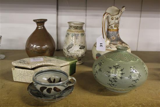Japanese pottery vessels